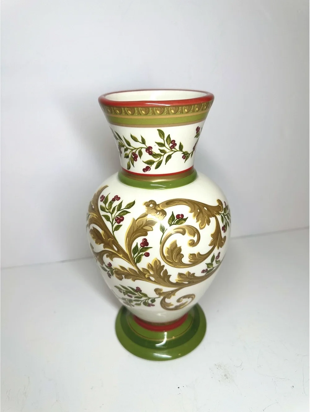 Ceramic Laura Ashley Home FTD Vase Floral Motif